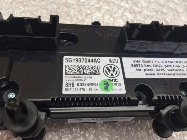 Climatronic cu incalzire volan, webasto, VW Golf 7 5G1907044AC 5G1 907 044 AC - Dezmembrari Auto - imagine 2