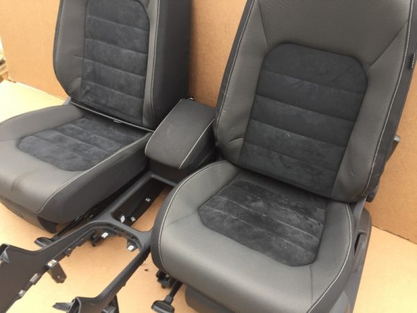 Scaune alcantara + textil cu incalzire VW Sportsvan 2018 / Golf 7 plus - Dezmembrari Auto - imagine 4