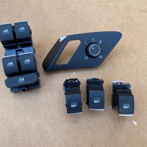 Set butoane cromate geamuri si oglinzi VW Golf 7 2016 - Dezmembrari Auto