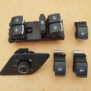 Set butoane cromate geamuri si oglinzi VW Jetta 2017 - Dezmembrari Auto
