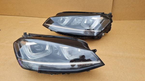 Set faruri complete bi-xenon led adaptive VW Golf 7 2016 la 0 km - Dezmembrari Auto