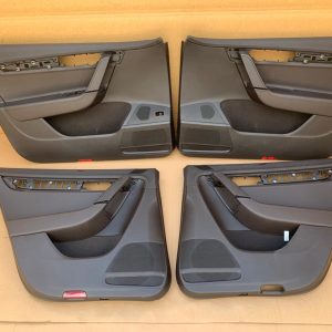 Set fete usi din piele maro cu perdelute VW Passat B7 variant - Dezmembrari Auto