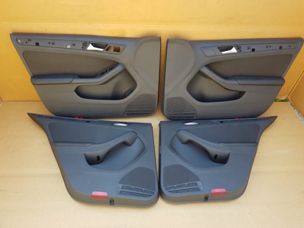 Set fete usi din piele neagra VW Jetta 2016 - Dezmembrari Auto