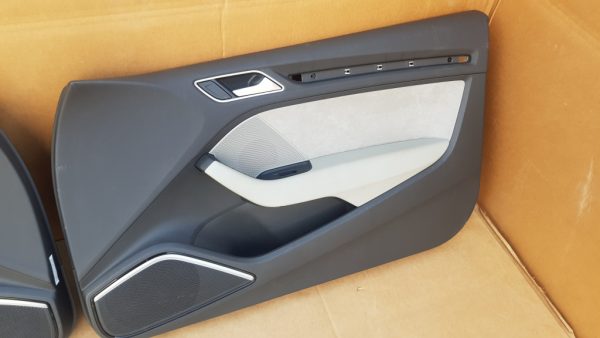Set fete usi piele alcantara Audi A3 8V 2 usi - Dezmembrari Auto - imagine 2