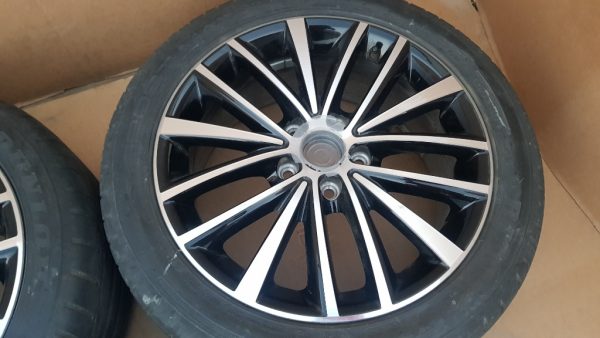 Set jante aliaj cu cauciucuri vara 225 45 R17 VW Jetta 2016 5C0601025AJ - Dezmembrari Auto - imagine 5