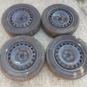 Set jante tabla cu cauciucuri de iarna Audi A3 8P 205 55 r16 - Dezmembrari Auto