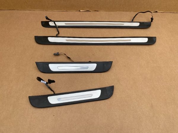 Set ornamente praguri cu iluminare audi A6 C7 2016 4G0947423G 4G0947424G 4G0947405G 4G0947406G la 0 km - Dezmembrari Auto