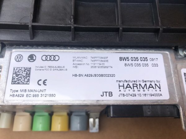 Navigatie multimedia Audi A4 8W B9 din 2016 8W0 035 035 8W0035035 - Dezmembrari Auto - imagine 3