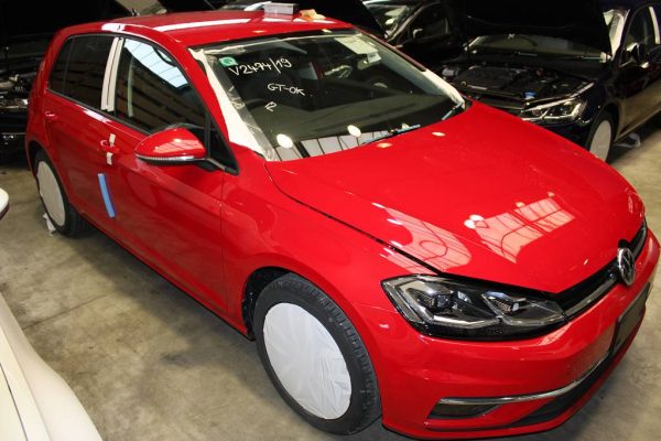 Usa dreapta fata VW Golf 7 2019 culoare rosu LY3D - Dezmembrari Auto