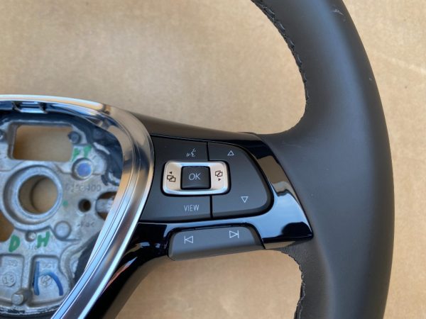 Volan din piele cu comenzi si padele VW Golf 7 2019 5G0419091BH 5G0 419 091 BH la 0 km - Dezmembrari Auto - imagine 4