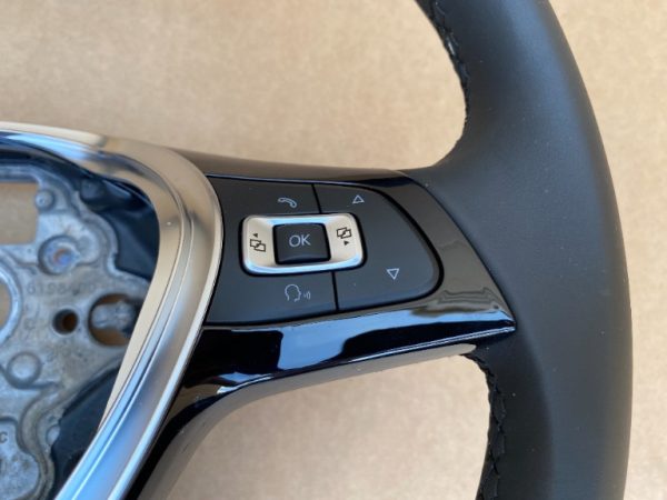 Volan din piele cu comenzi VW Golf 7 2016 5G0419091DF 5G0 419 091 DF la 0 km - Dezmembrari Auto - imagine 6