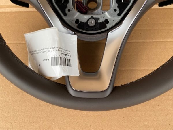 Volan din piele maro cu comenzi si padele Mercedes GLC 2017 la 0 km - Dezmembrari Auto - imagine 6