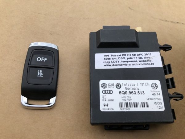 Webasto cu telecomanda VW Passat B8 3Q0815005A 3Q0 815 005 A - Dezmembrari Auto - imagine 3